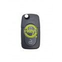 SHELL AUDI OLD MODEL 2 BUTTONS ( BATTERY 1616 )